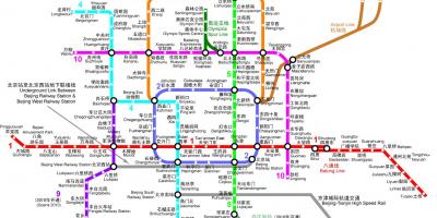 Beijing métro kat jeyografik 2016