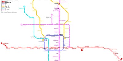 Kat jeyografik nan Beijing vil la anba tè