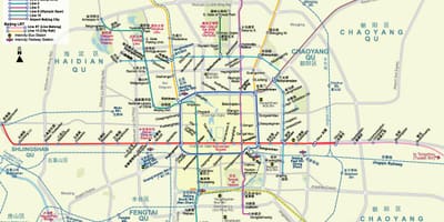 Peking metro kat jeyografik