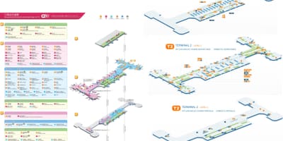 Beijing tèminal ayewopò 2 kat jeyografik