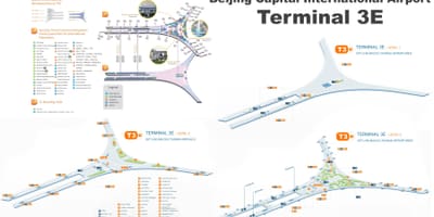 Beijing tèminal 3 kat jeyografik