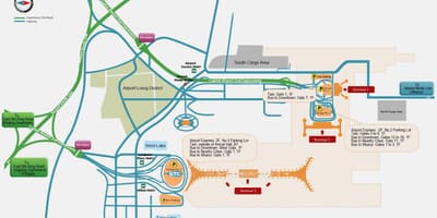 Beijing tèminal ayewopò kat jeyografik